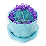 Magnetic Pin Cup Bohemian Bl Lg By Gypsy Quilte For Moda Fabrics