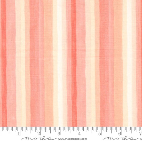 Willow Stripe Peony By 1 Canoe 2 For Moda Fabrics