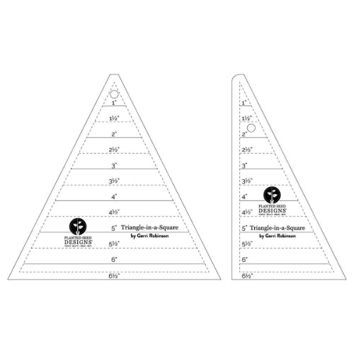 Planted Seed Designs Triangle-in-a-Square Designed by Gerri Robinson For Riley Blake Designs