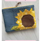 Sunflower Pouch SLF 2071 Sew Lux