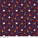 Little Witch Pumpkin Patch Purple by Jennifer Long for Riley Blake Designs