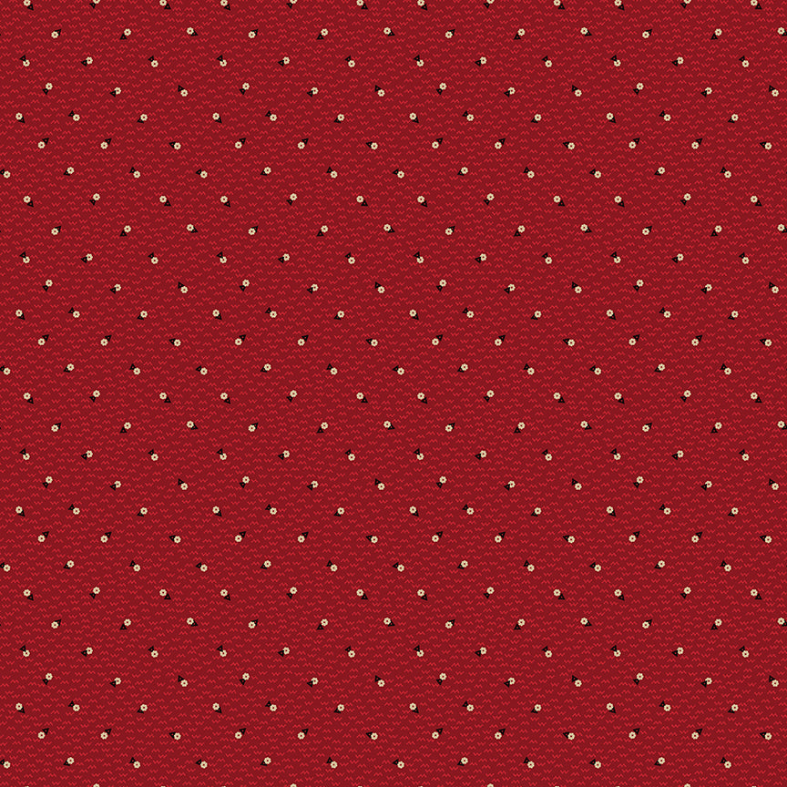 Blessed Beyond Measure in Red (Geo) by Buttermilk Basin for Riley Blake Designs