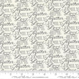 Happiness Blooms White Washed Words of Love Moda Fabrics