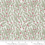 Christmas Eve Holly Sprigs by Lella Boutique for Moda Fabrics