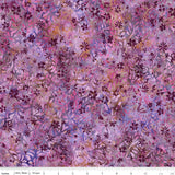 Batiks Wildflowers Dusty Periwinkle by RBD