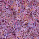 Batiks Wildflowers Dusty Periwinkle by RBD