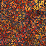 Batiks Wildflowers Autumn Leaves by RBD