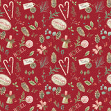 Holiday Spirit Christmas Toss Red by Lisa Audit