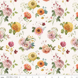 Sketchbook Stems Cream by Lisa Audit