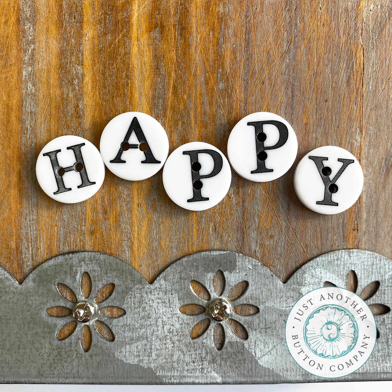 Button For Fun HAPPY - Just-for-Fun Button Collection – Beans n' Stitches