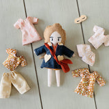 Tiny Friends Felt Doll-Clothing Pattern Pack By Maylilycreations For Beans and Stitches Digital Download PDF