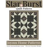 StarBurst Quilt Pattern - Digital Pattern