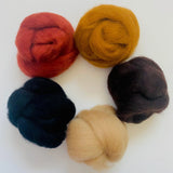 Formal Palette Wool Roving Pack By Beans and Stitches