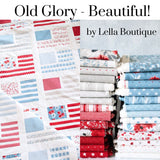 Old Glory Jelly Roll 2.5" x 44" By Lella Boutique For Moda Fabrics