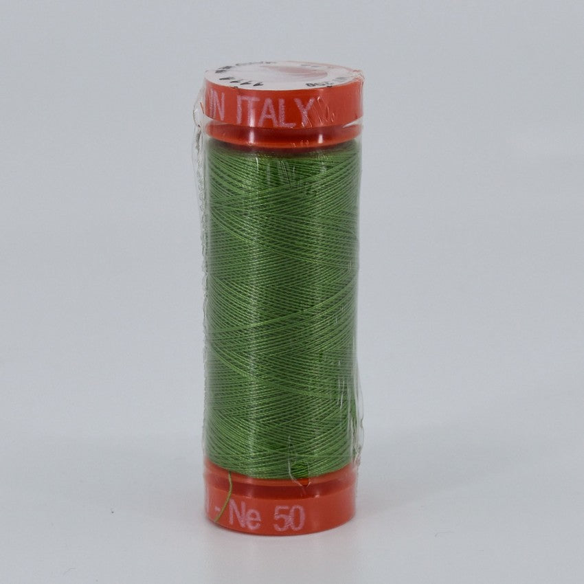 50wt Aurifil 100% Cotton Mako Thread Grass Green #1114