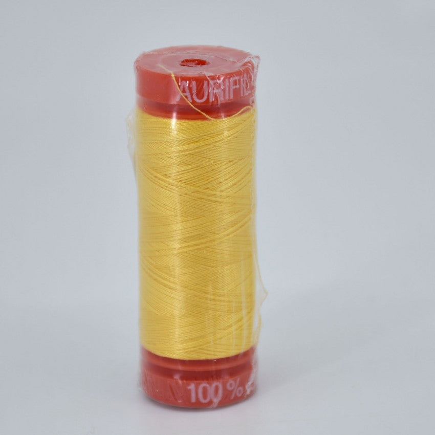 50wt Aurifil 100% Cotton Mako Thread Pale Yellow #1135
