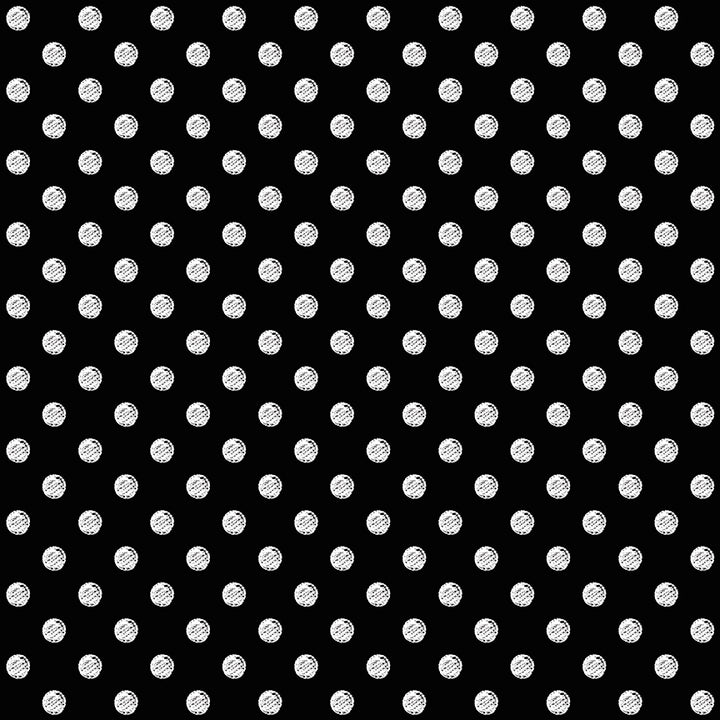 Coffee Chalk Polka Dots Black Riley Blake Designs