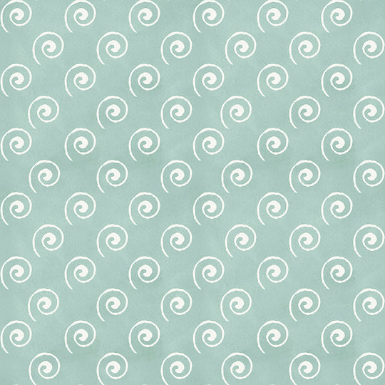 Coffee Chalk Steam Swirl Aqua for Riley Blake Designs – Beans n' Stitches