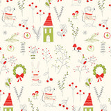 Merry Little Christmas Cream by Sandy Gervais for Riley Blake Designs