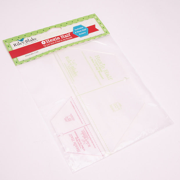 Bean Ruler Lori Holt Hexie Half Ruler Set – Beans n' Stitches
