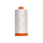 50wt Aurifil White 100% Cotton Mako Thread