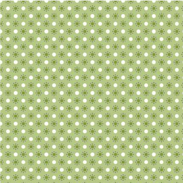 Autumn Love Polka Dots Green