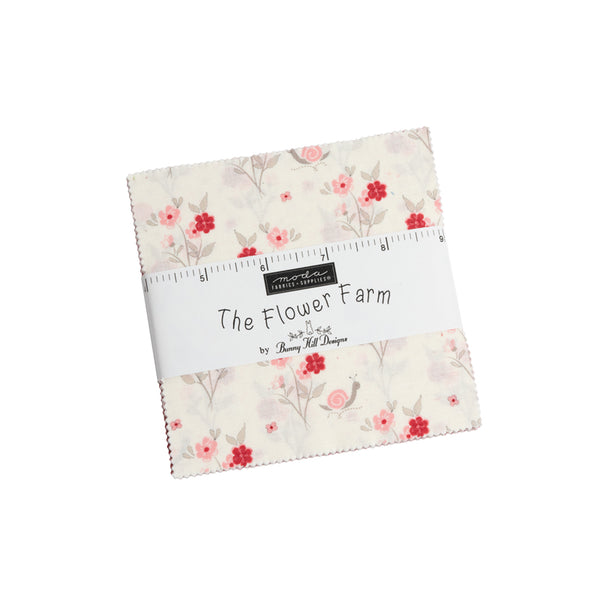 The Flower Farm Charm Pack By Bunny Hill Designs Moda Fabrics