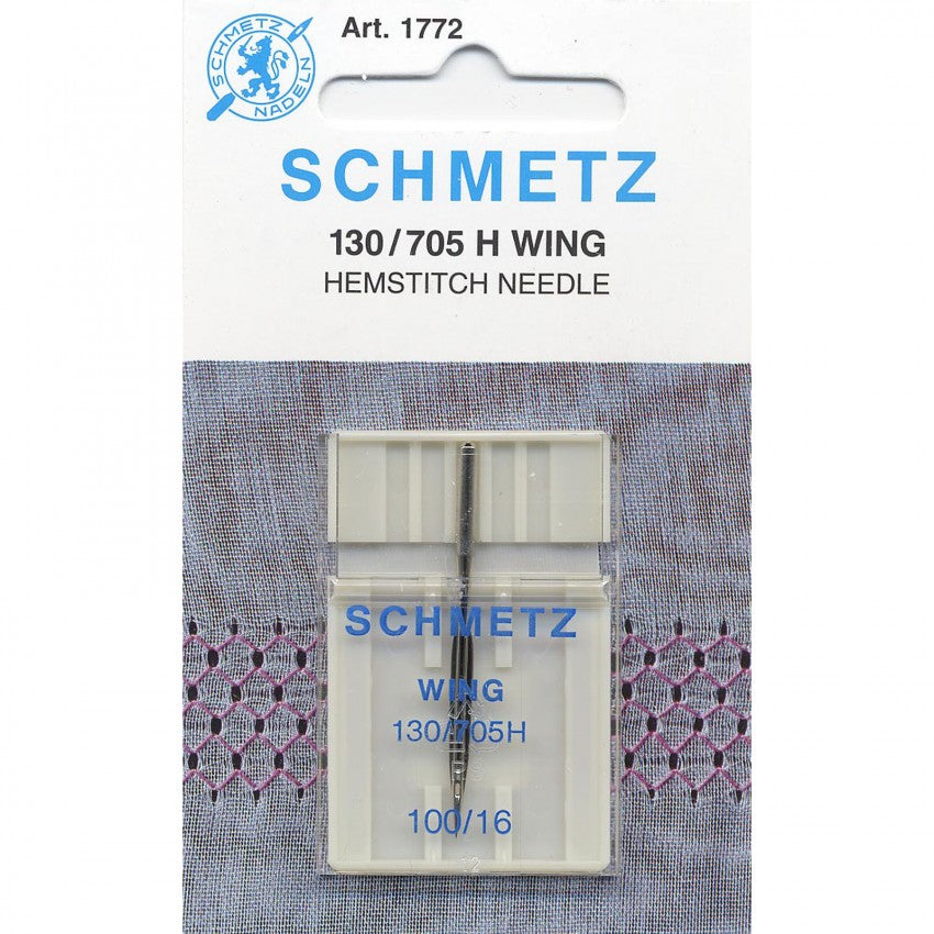 Schmetz Wing Hemstitch Needle 100/16