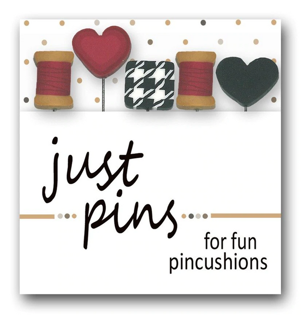 Just Pins Stitch and Sew Handmade Button Pin Set